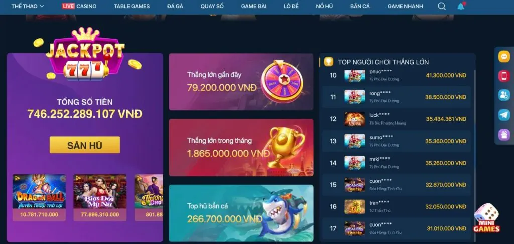Đa dạng phiên bản bắn cá